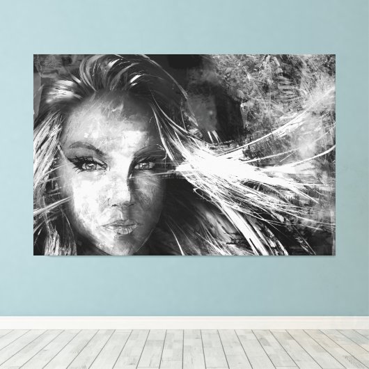 Toile Écrit par le Vent (Insitu (Plancher de Bois))