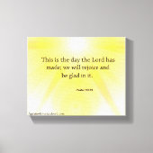 Toile Écriture biblique Inspiration (Recto)