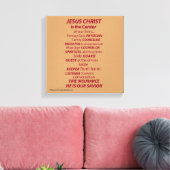 Toile Écriture biblique Inspiration (Insitu(Salon))