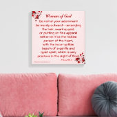 Toile Écriture biblique Inspiration (Insitu(Salon))