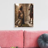 Toile Écriture chrétienne (Insitu(Salon))