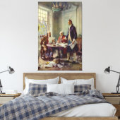 Toile Écriture de la Déclaration d'indépendance par Ferr (Insitu(Chambre))