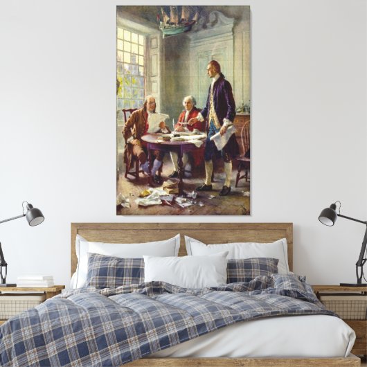 Toile Écriture de la Déclaration d'indépendance par Ferr (Insitu(Chambre))