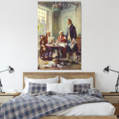 Toile Écriture de la Déclaration d'indépendance par Ferr (Insitu(Chambre))