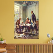 Toile Écriture de la Déclaration d'indépendance par Ferr (Insitu(Salon))