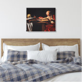 Toile Écriture de Saint Jérôme (par Caravaggio) (Insitu(Chambre))