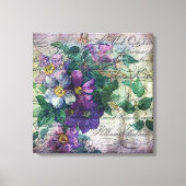 Toile Écriture de vin Clematis Ephemera (Recto)