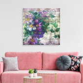 Toile Écriture de vin Clematis Ephemera (Insitu(Salon))