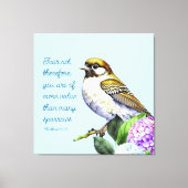 Toile Écriture Matthieu 10:31 (Recto)