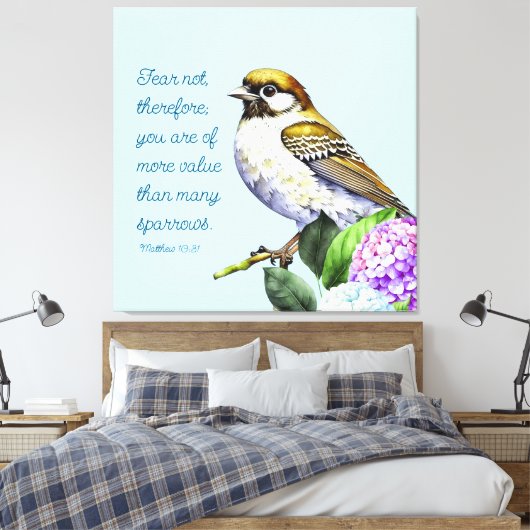 Toile Écriture Matthieu 10:31 (Insitu(Chambre))