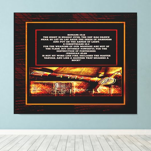 Toile Écritures Photos 02 (Insitu (Plancher de Bois))