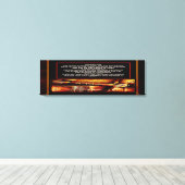 Toile Écritures Photos 02 (Insitu (Plancher de Bois))