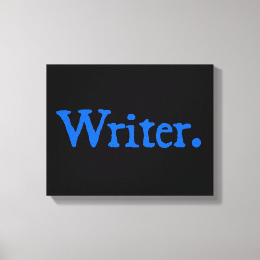 Toile Écrivain : Texte bleu (Recto)