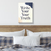 Toile Écrivez Votre Vérité option 2 (Insitu(Chambre))