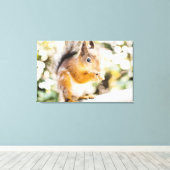 Toile Écureuil adorable (Insitu (Plancher de Bois))