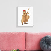 Toile Écureuil au baseball avec batte de baseball (Insitu(Salon))