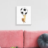 Toile Écureuil avec balle de football (Insitu(Salon))