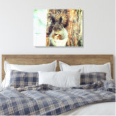 Toile Écureuil enneigé (Insitu(Chambre))