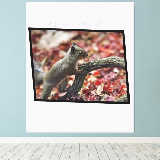Toile Écureuil japonais (Insitu (Plancher de Bois))