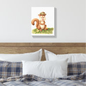 Toile Écureuil joyeux (Insitu(Chambre))
