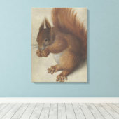 Toile Écureuil rouge (par Hans Hoffmann) (Insitu (Plancher de Bois))