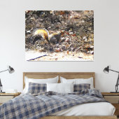 Toile Écureuil sur sol feuillu (Insitu(Chambre))