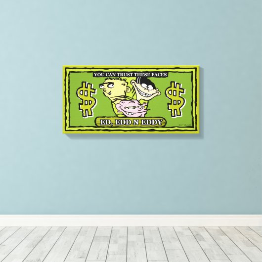 Toile Ed, Edd, n Eddy Dollar Bill (Insitu (Plancher de Bois))