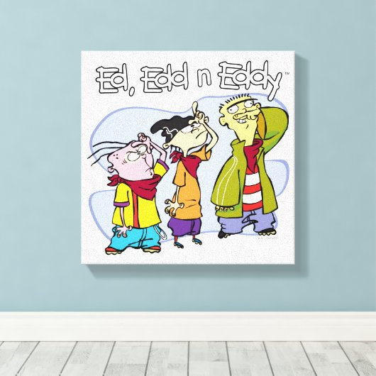 Toile Ed, Edd, n Eddy Hand Signes (Insitu (Plancher de Bois))
