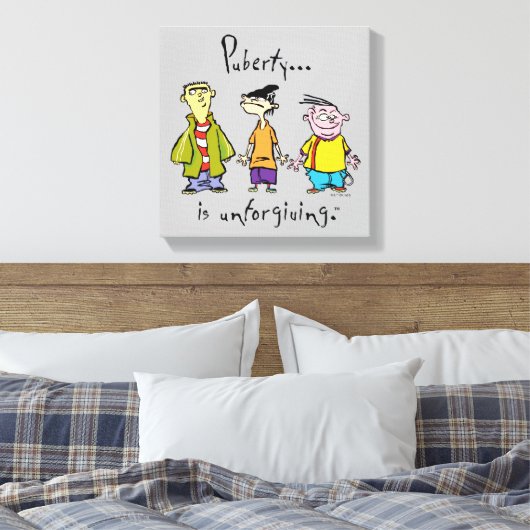 Toile Ed, Edd, n Eddy - La puberté est impitoyable (Insitu(Chambre))