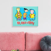 Toile Ed, Edd, n Eddy Smiling (Insitu(Salon))