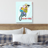 Toile Ed, Edd, n Eddy sur un vélo (Insitu(Chambre))