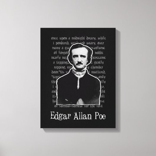 Toile Edgar Allan Poe (Recto)