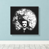 Toile Edgar Allan Poe 'Le Corbeau' (Insitu (Plancher de Bois))