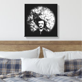 Toile Edgar Allan Poe 'Le Corbeau' (Insitu(Chambre))