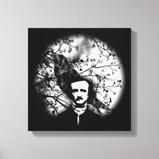 Toile Edgar Allan Poe 'Le Corbeau'