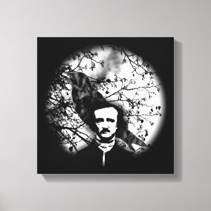 Toile Edgar Allan Poe 'le Raven