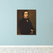 Toile Edgar Degas | Autoportrait, 1855 (Insitu (Plancher de Bois))