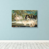 Toile Edgar Degas - Ballet à l'Opéra de Paris (Insitu (Plancher de Bois))