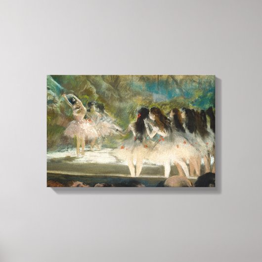 Toile Edgar Degas - Ballet à l'Opéra de Paris (Recto)