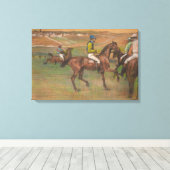Toile Edgar Degas - Chevaux de course (Insitu (Plancher de Bois))