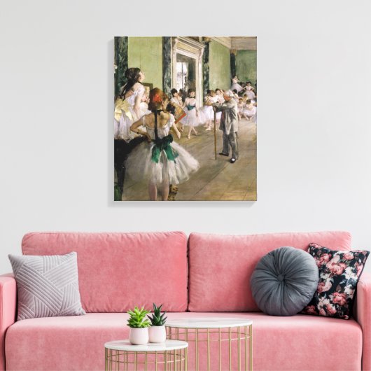 Toile Edgar Degas - Classe Danse (Insitu(Salon))