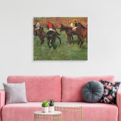 Toile Edgar Degas - course hippique avant le début (Insitu(Salon))
