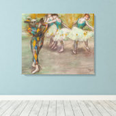 Toile Edgar Degas - Danse d'Arlequin (Insitu (Plancher de Bois))