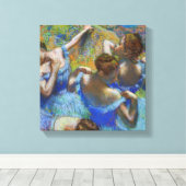 Toile Edgar Degas - Danseurs Bleus (Insitu (Plancher de Bois))