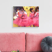 Toile Edgar Degas - Danseurs en rose - Amoureux de danse (Insitu(Salon))