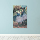 Toile Edgar Degas | Danseurs en Violet (Insitu (Plancher de Bois))