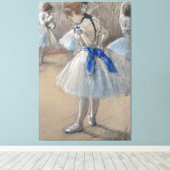 Toile Edgar Degas, Danseuse de ruban bleu (Insitu (Plancher de Bois))