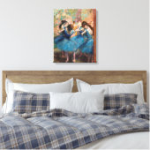 Toile Edgar Degas - Danseuses en bleu (Insitu(Chambre))