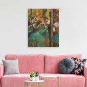 Toile Edgar Degas Danseuses Rose et Vert (Insitu(Salon))