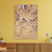 Toile Edgar Degas | Douze études sur les femmes en costu (Insitu(Salon))